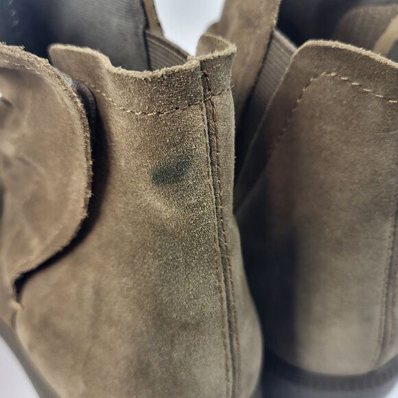 Munro Women Scout Brown Suede Ankle Booties Size 6.5W Wide - Picture 7 of 13